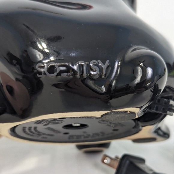 Scentsy French Bulldog Warmer Frenchie Black Red Collar Home Decor Retired - Picture 14 of 15